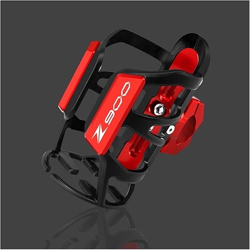 Z - Accesorios CNC para motocicleta Kawasaki Z750 Z900 Z750R750S ajustable para botella de agua de bebidas soporte X (color Z900 rojo)