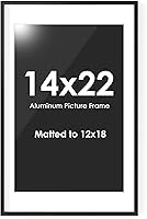 Vista 106 de Fun Memories Portarretratos de metal de 16 x 20 pulgadas con paspartú de 11 x 14 pulgadas, acabado de aluminio cepillado, parte delantera de vidrio