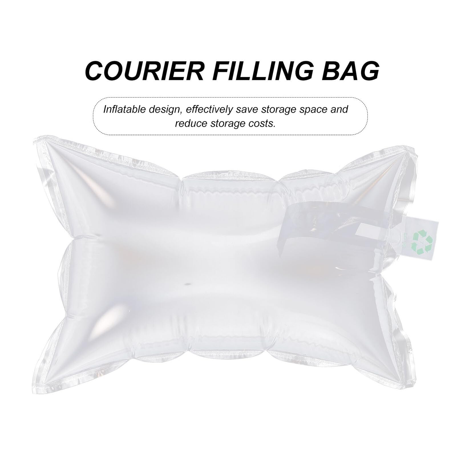 BESTonZON Lot De 100 Paquet Gonflables D’emballage 25x40 Cm En Film Anti-collision, Coussins D’air Légers Et Recyclables Pour Protection Fragile, Calage Sécurisé Pour Expédition Et Emballage