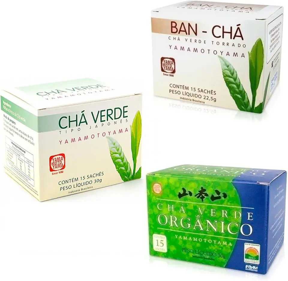Kit De Chá Verde Yamamotoyama Sachê - 3 Modelos