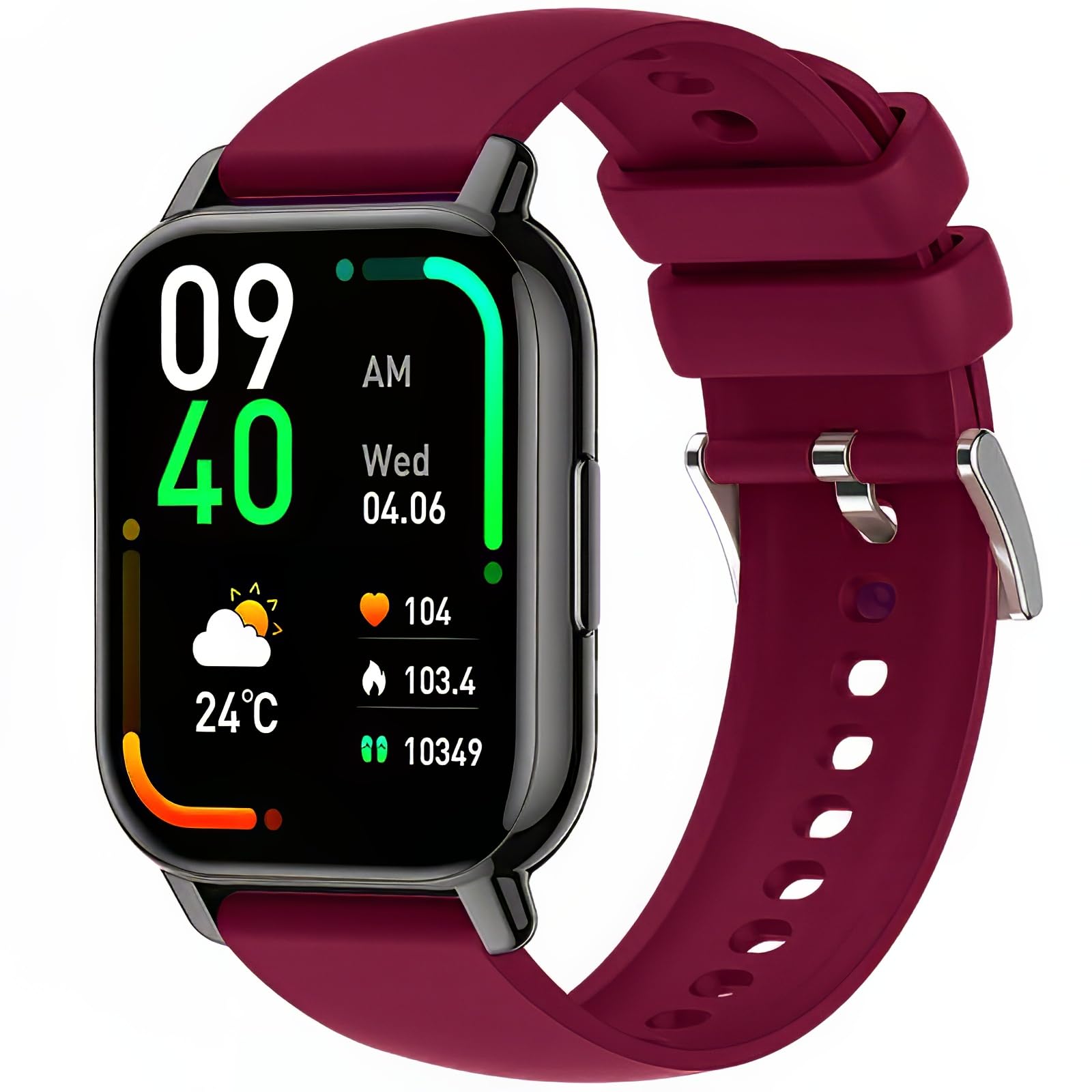 Harikiri 22mm Silicone Bands Compatible with Popglory Fitpolo FITVII Gydom Woneligo ENOMIR TOOBUR Veryfit Poounur RUIMEN Quick Release