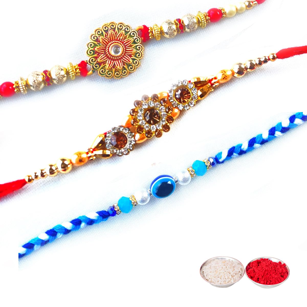 Traditional Floral Rakhi Bracelet for Raksha Bandhan,rakhi online under
