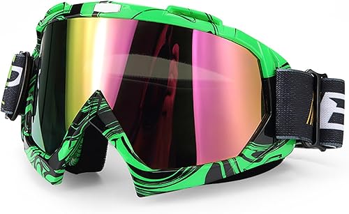 June Sports Gafas de esquí con esponja flexible antirreflectante para ciclismo y motocicleta, KG9