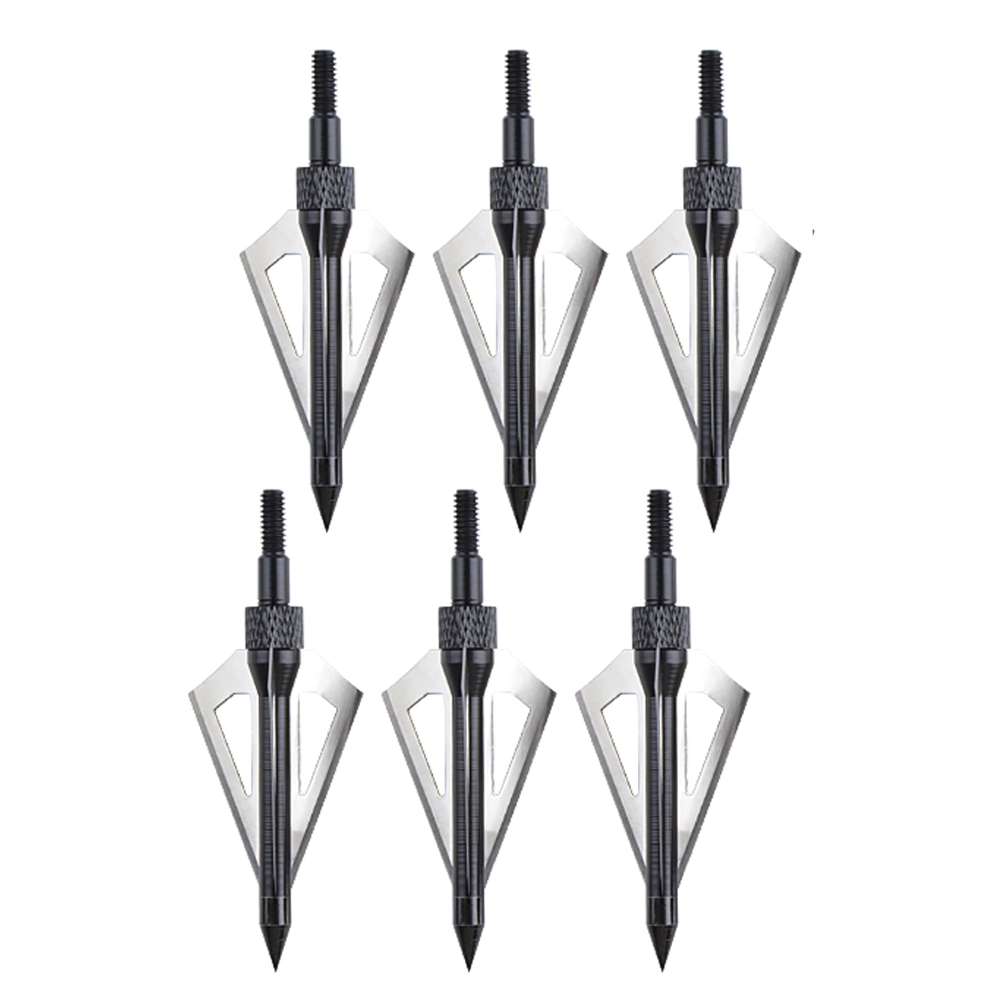 Pointes de Flèches 100 Grain Broadheads Tir à l'arc Conseils avec Boîte Chasse