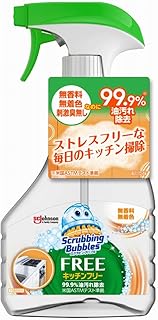 スクラビングバブル 台所・キッチン用洗剤 キッチンフリー (無香料・無着色・刺激臭無) 本体 350ml