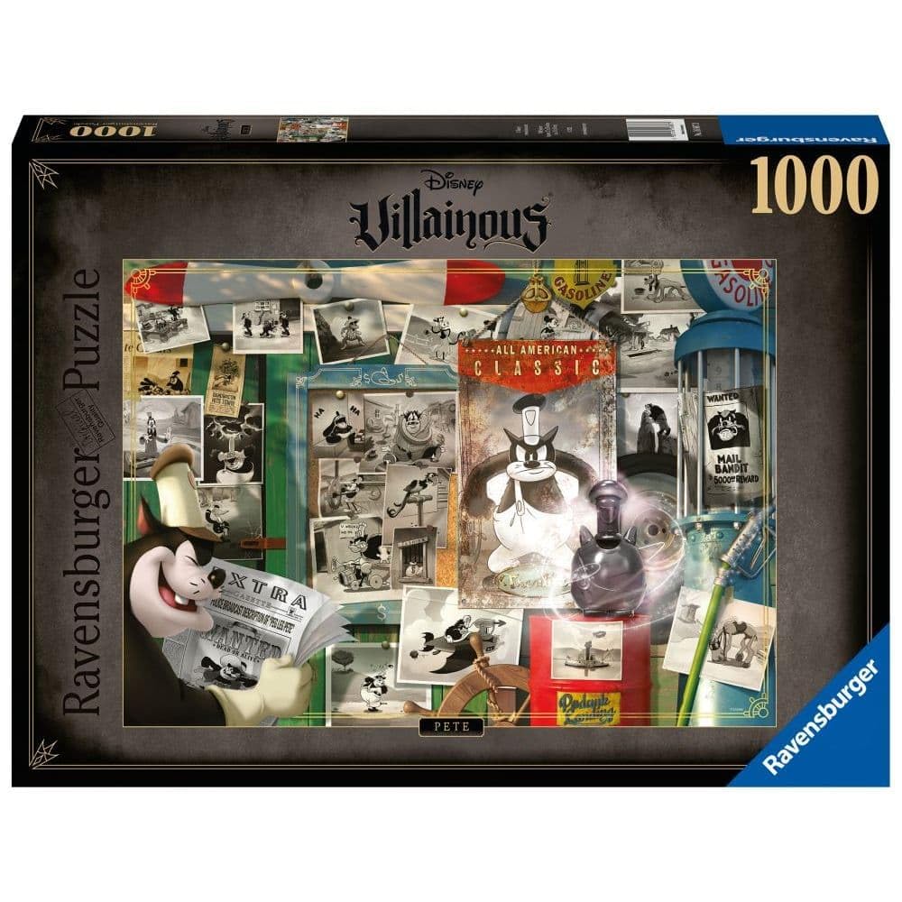 Ravensburger 168873 1000 Parçalı Puzzle Disney Villains: Pete, Renkli