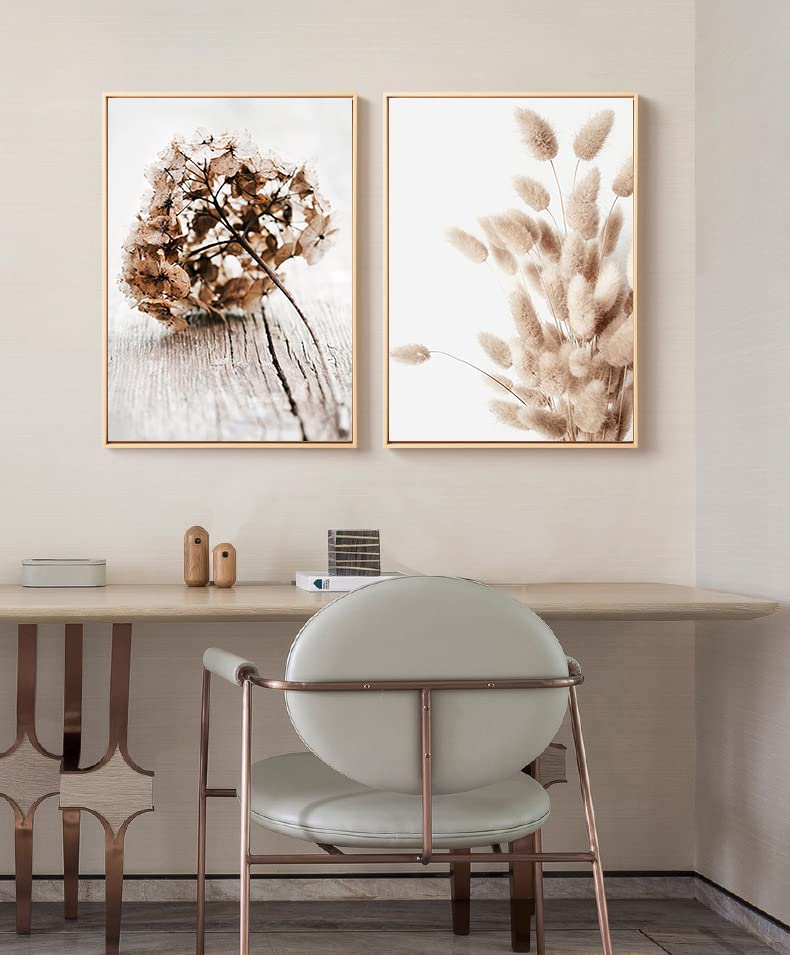 LPFNSF Beige woondecoratie poster, moderne rieten plant decoratie
