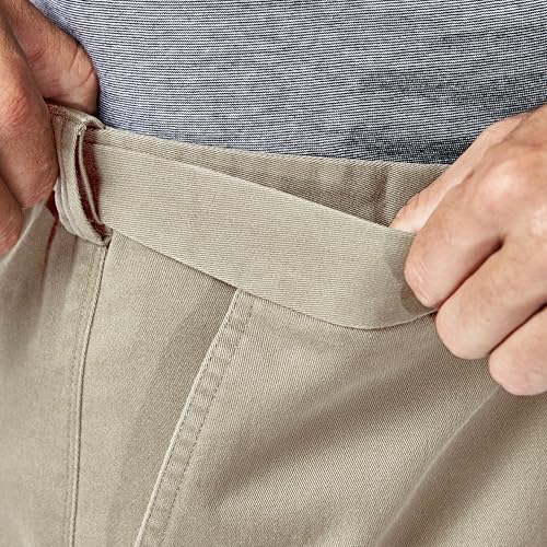 Haggar Men's Stretch Comfort Cargo Flat Front Short, Putty, 40 - image 2