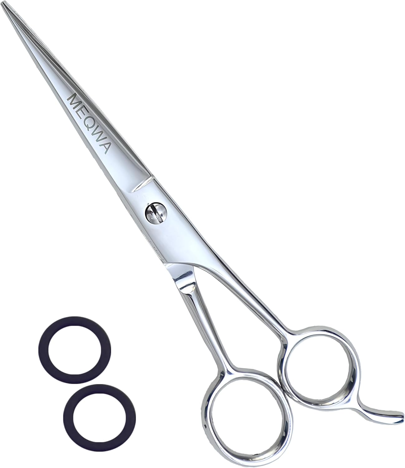 Amazon.com : MEQWA Professional Barber & Home Styling Hair Scissors - 6 ...