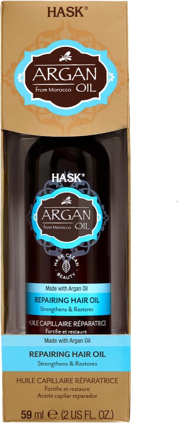 Argan Repairing Hair Oil for shine and frizz control for all hair types, color safe, gluten free, sulfate free, paraben free - 1 100ml Bottle