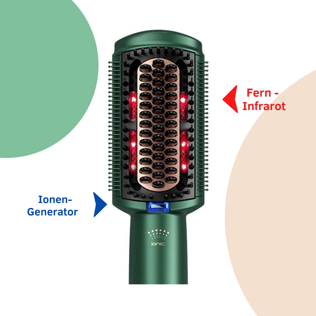Fusion Air Dryer 4 in 1 Warmluftbürste mit einzigartiger Technologie Haare schneller und schonender trocknen, stylen und pflegen