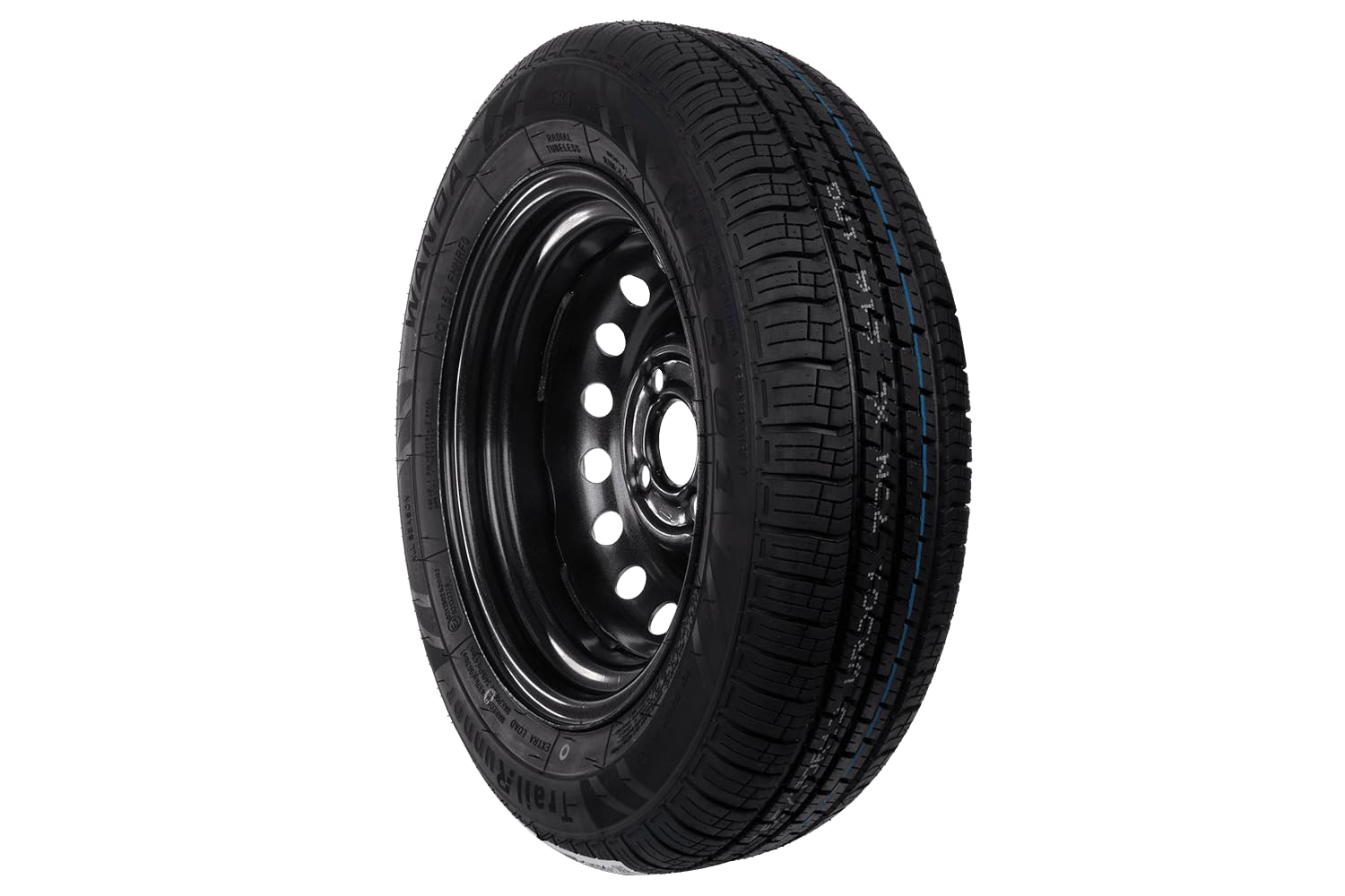 UNITRAILER Ruota per rimorchio rinforzata 155/70 R13 XL, 4JX13 4x100