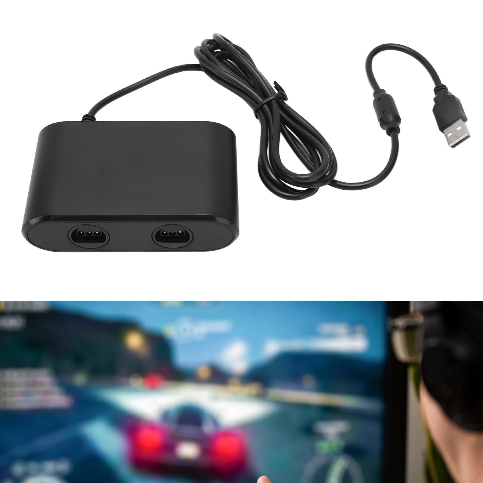 Convertitore Joystick N64, Due per Controller N64 per o PC, Adattatore Convertitore Gamepad 2 in 1 per PC