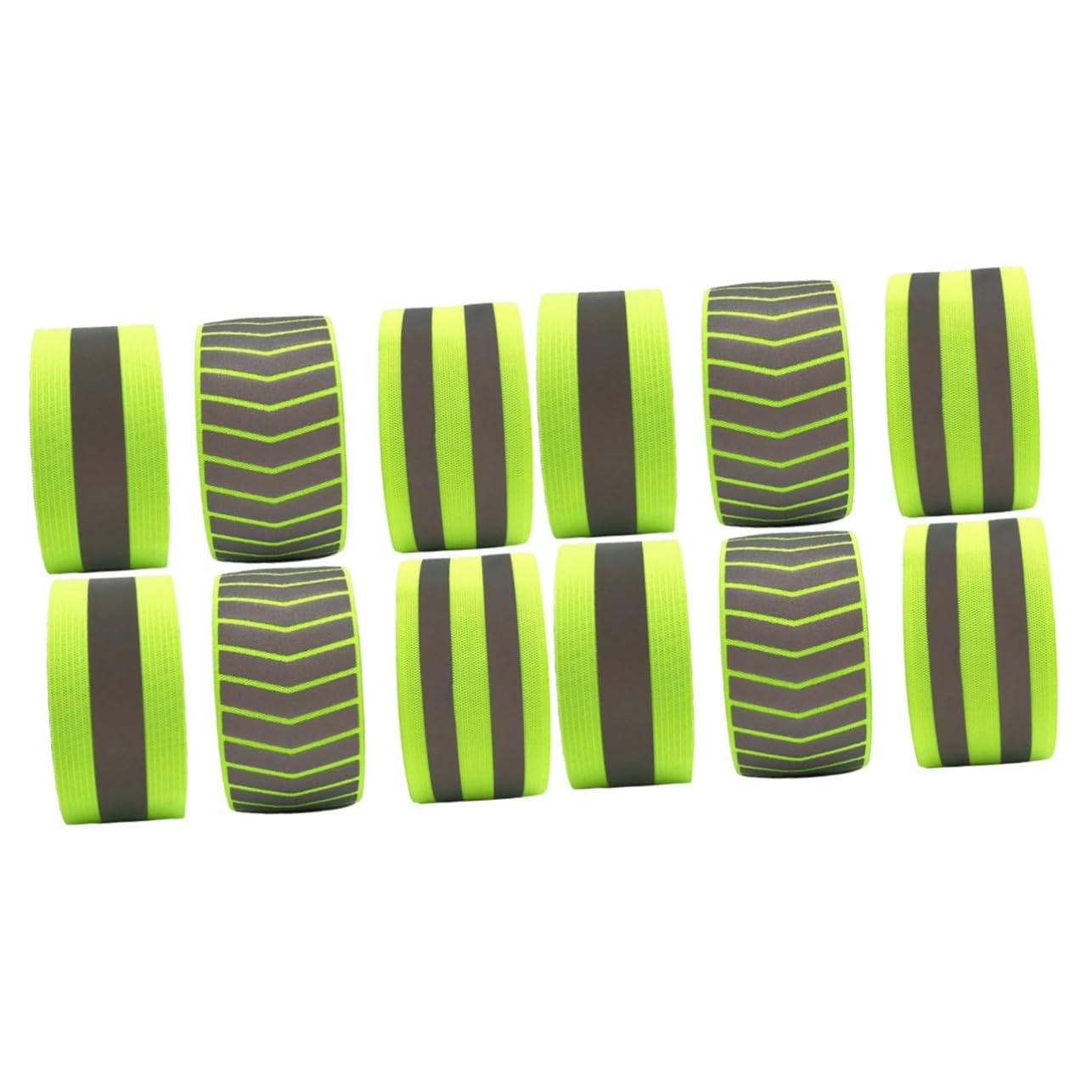 UPKOCH Brazalete Reflectante Fluorescente Banda De Seguridad Bandas Hombres Noche Reflexivo Deporte Pulseras Reflectantes Pulseras De Seguridad Green