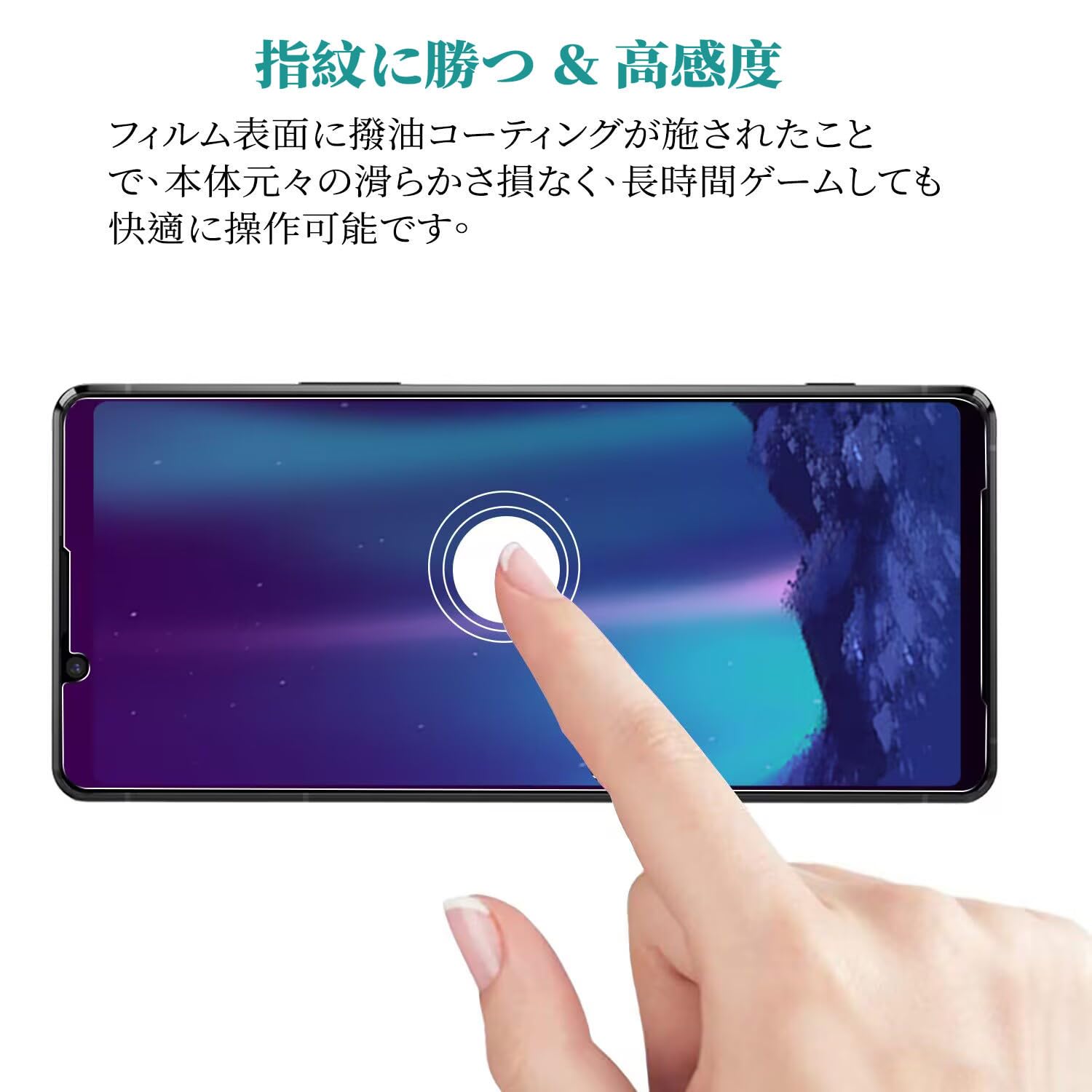 Amazon | 【ブルーライトカット】 Xperia 10 VI 用 ガラスフィルム