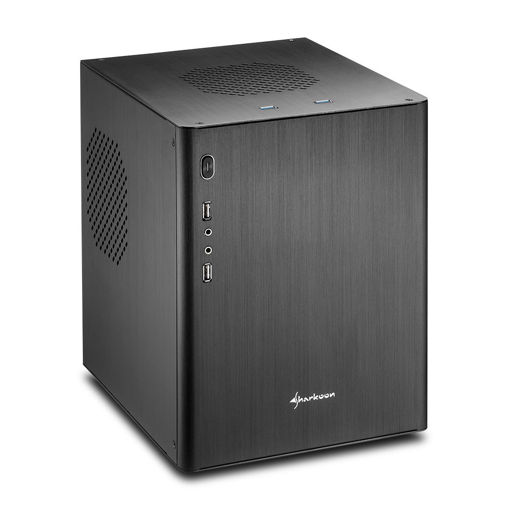 Sharkoon CA-M Micro ATX Case for PC - Black