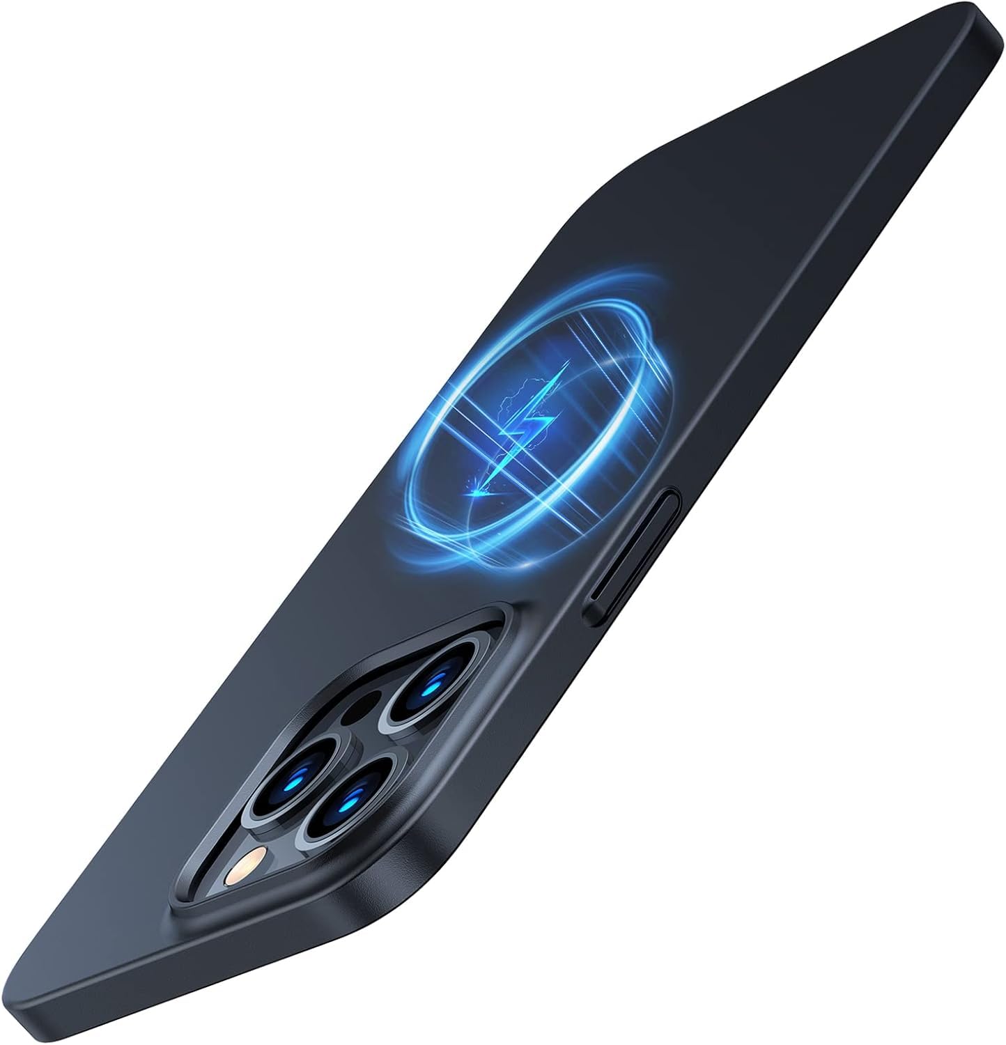 for iPhone 15 Pro Case with MagSafe, Light Slim but Sturdy, Velvety Touch and Elegant Look, Thin to Invisible, Protective Hard Anti-Scratch Magnetic for iPhone 15 Pro Cover, Matte Black