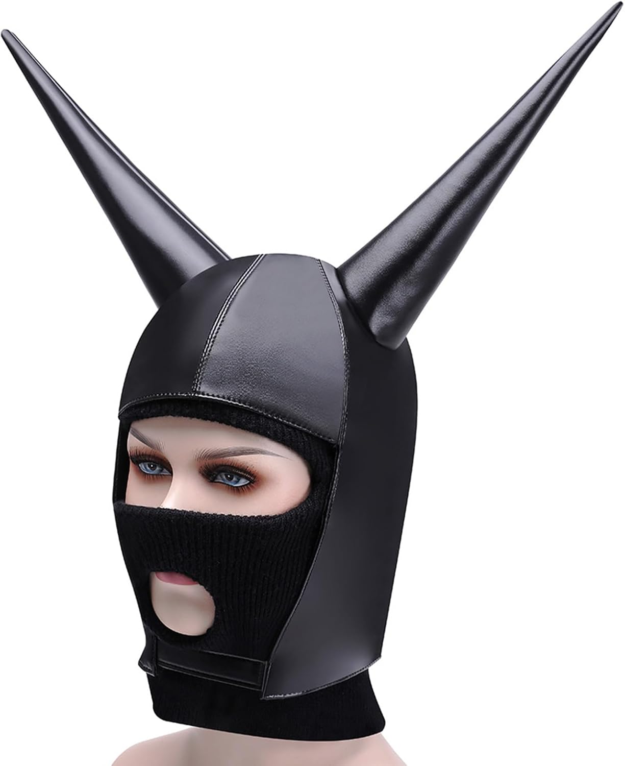 Punk PU Leather Top Hat for Halloween Costume and Party Cosplay Dressingup Headwear for Adult and Festival Event