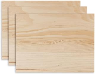 Edge-glued Board by Walnut Hollow, Pine, 9" x 12" x 3/4", (Pack of 3), Heavy-duty, Project Ready, For Your Small Business, Home DIY, Décor, or Craft Projects