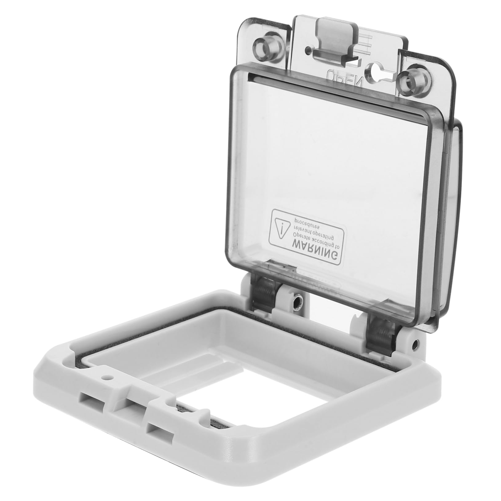 SOLUSTRE 4piezas Caja Protectora De Distribución Eléctrica Ventana Visual Para Interruptores De Circuitos Material Pc Resistente Al