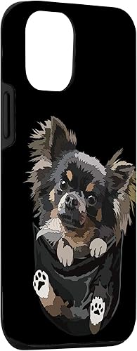 Miniatura 3 de Funda para iPhone 15 Chihuahua In Pocket Chihuahua Puppy de pelo largo para amantes de los perros
