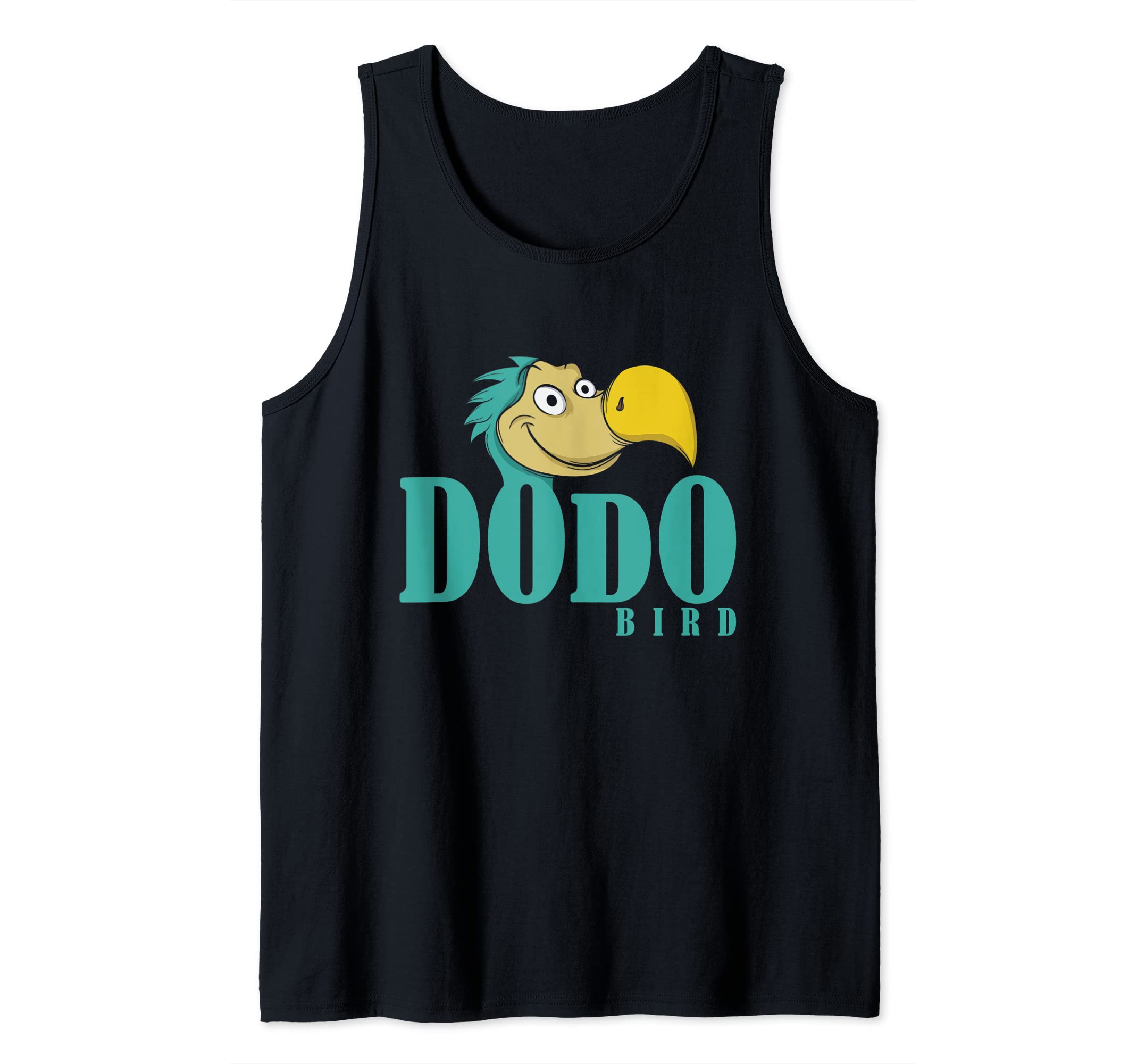 Dodo Writing with Dodo Head Tank Top