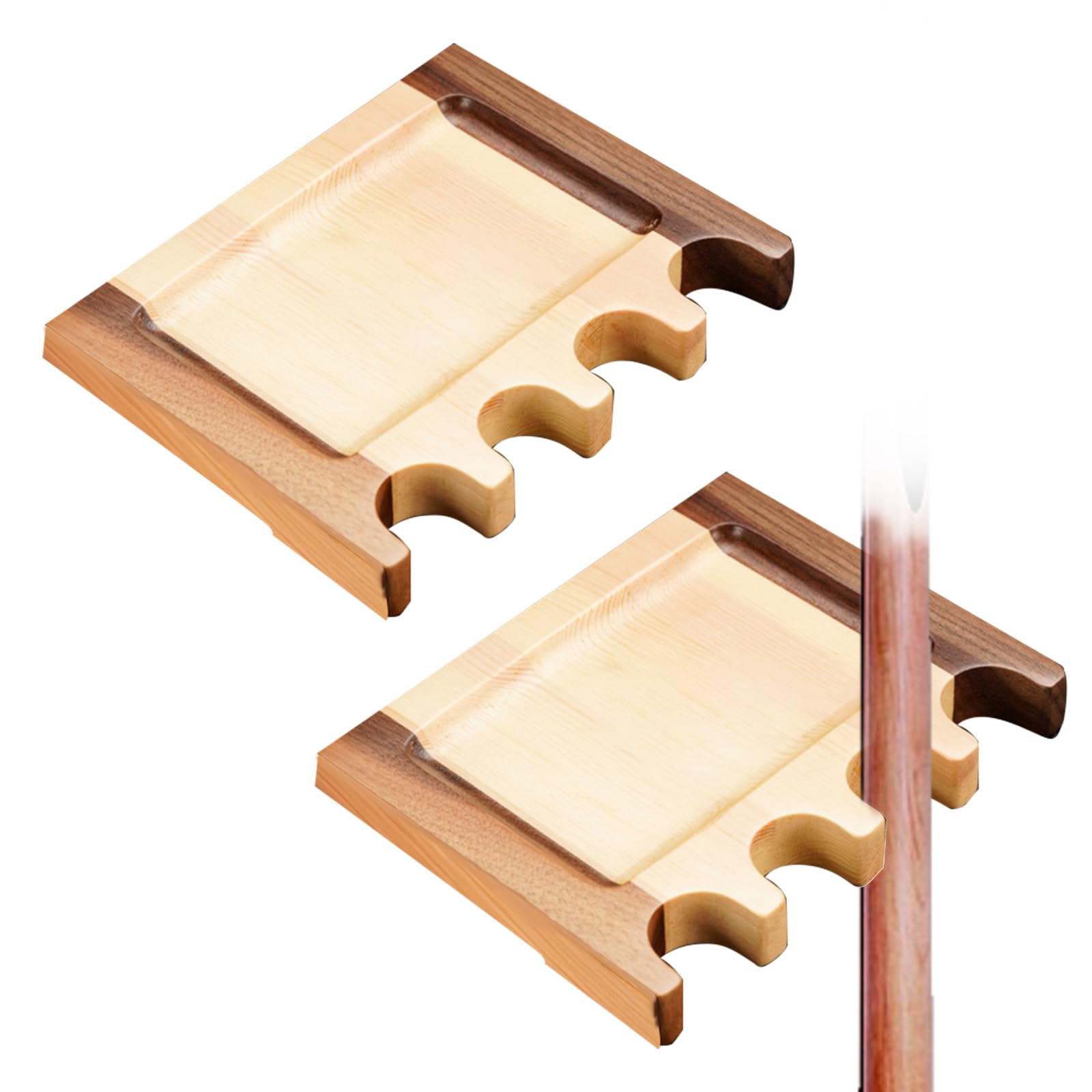 Portable Pool/Billiards Cue Stick Holder/Rack - 3 Place - Purple