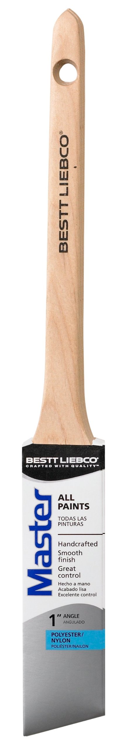 Bestt Liebco552564100 Master Polyester/Nylon Thin Angle Sash Brush, 1 in.