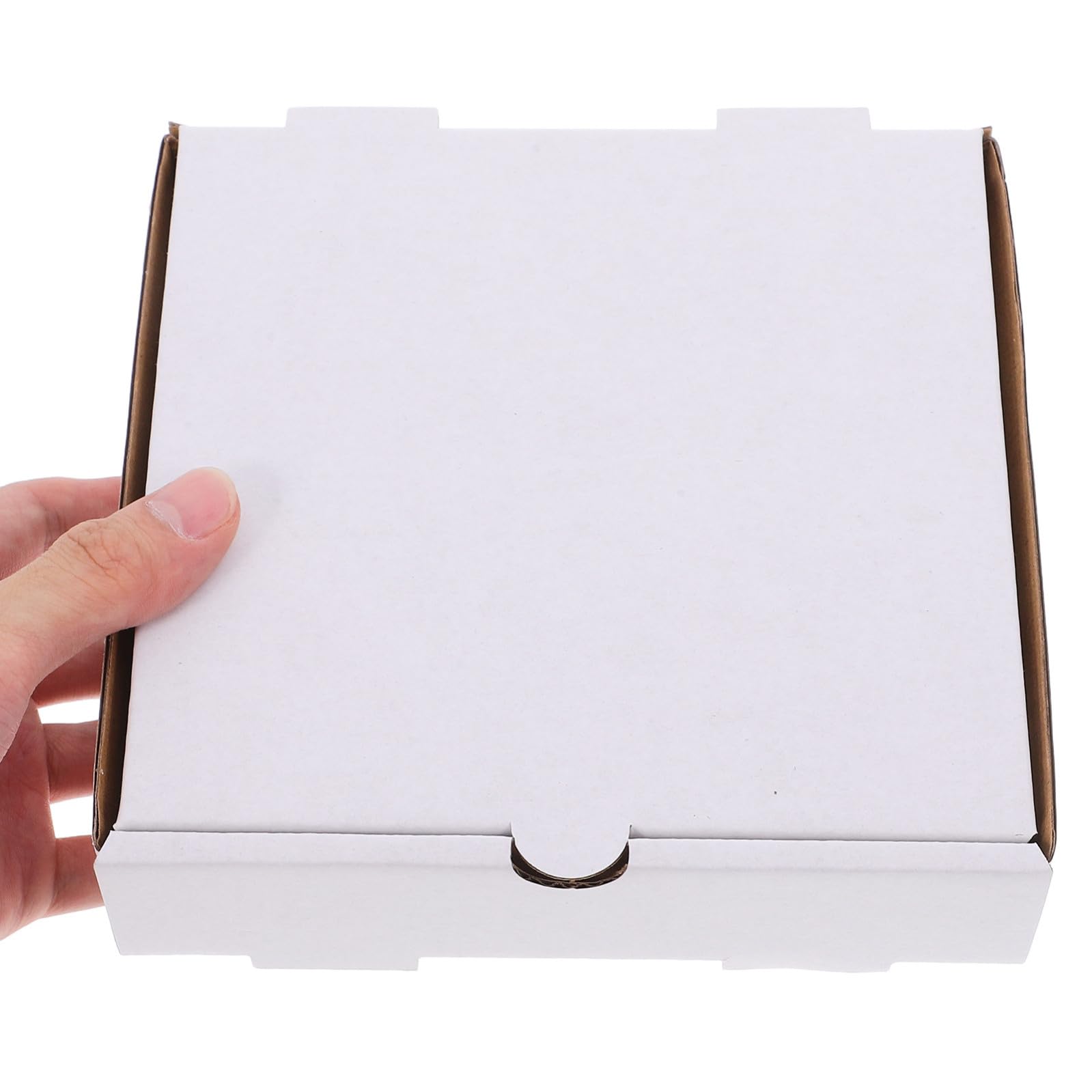 Scatole per Pizza Kraft Bianca 30 Pezzi Coperchio, Sicure per Alimenti e Resistenti, e Trasportare Pizza e Alimenti Caldi