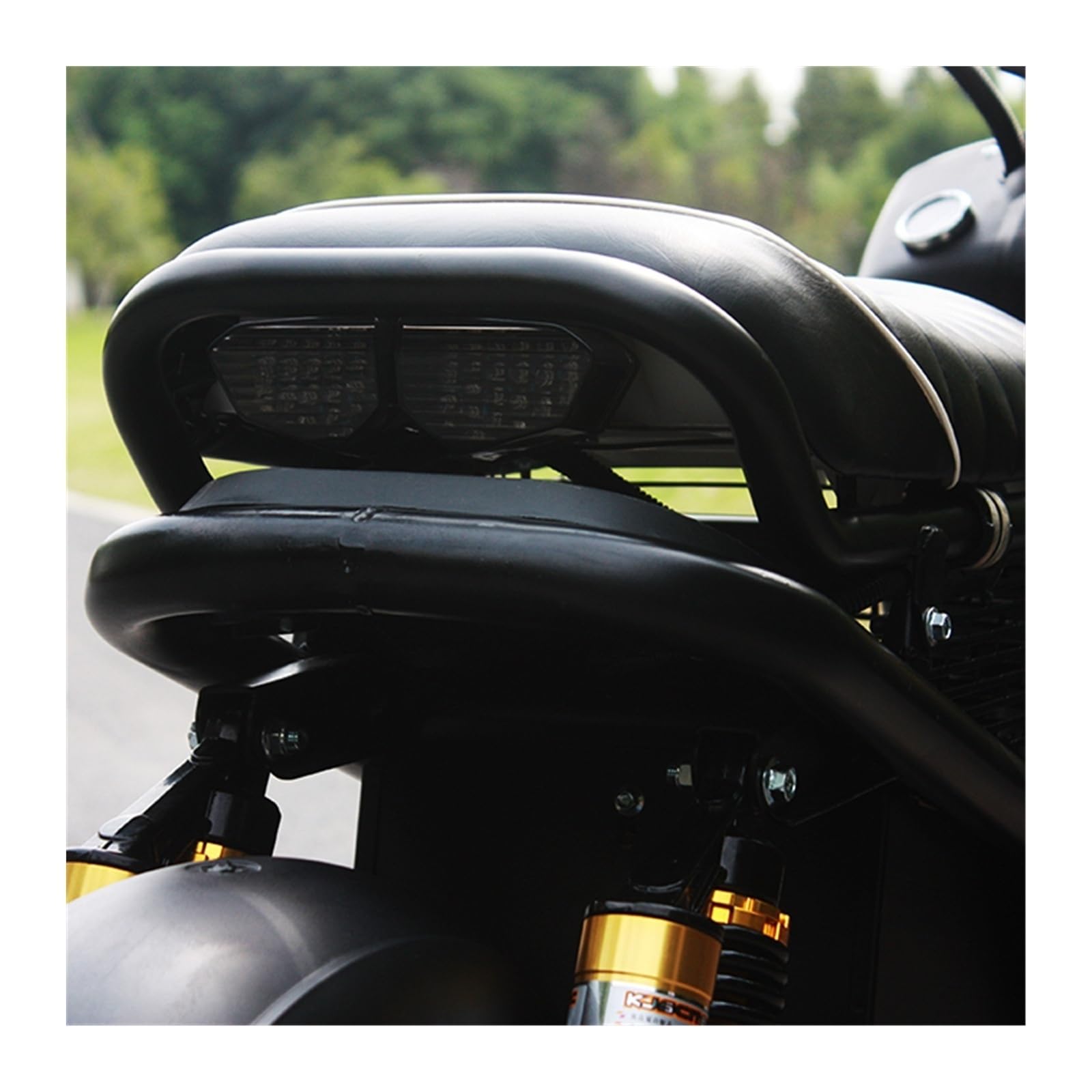 AF58 ズーマー　LED　テールランプ　スモークレンズ ズーマー スティード ウィンカー内蔵 スモーク LED テールランプ