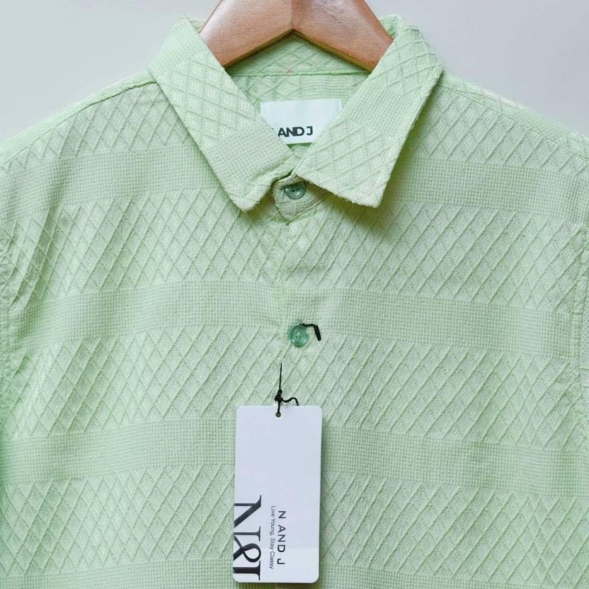 Image of Men's Casual Button Down Shirts Long Sleeve Linen Shirt Fashion Textured Beach Summer Shirts| Men Stylish Shirt | Men Fancy