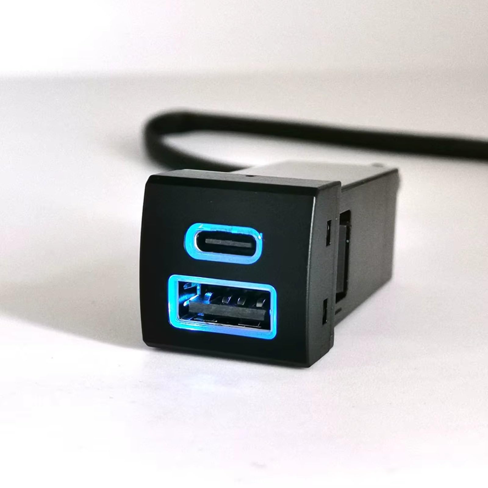 Console Centrale Porta USB Compatibile Con Toyota Per Highlander Per Camry Doppio Telefono Per Auto Per Presa Ricarica QC3.0 Tipo C PD Ricambi Auto