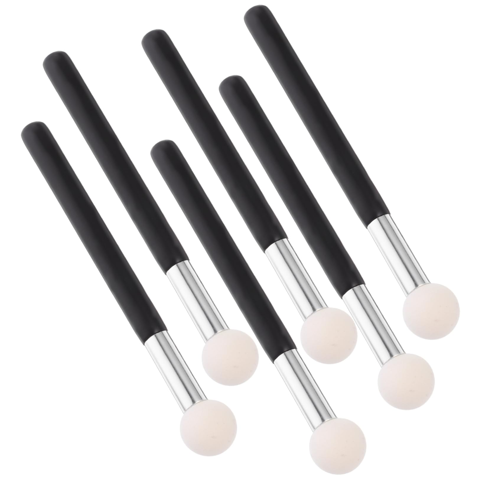 FRCOLOR 6pcs Concealer Brush Small Portable under Eye Concealer Brush Sponge Head Makeup Tool for Foundation Blending
