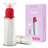Tracy's Dog Sucking Bullet Vibrator Adult Sex Toys, Mini Lipstick Vibrator with 9 Suction Modes, Clitoral Stimulator Adult Toys for Women, Thumping Clit Sucker Nipple Rose Toys for Female (White)