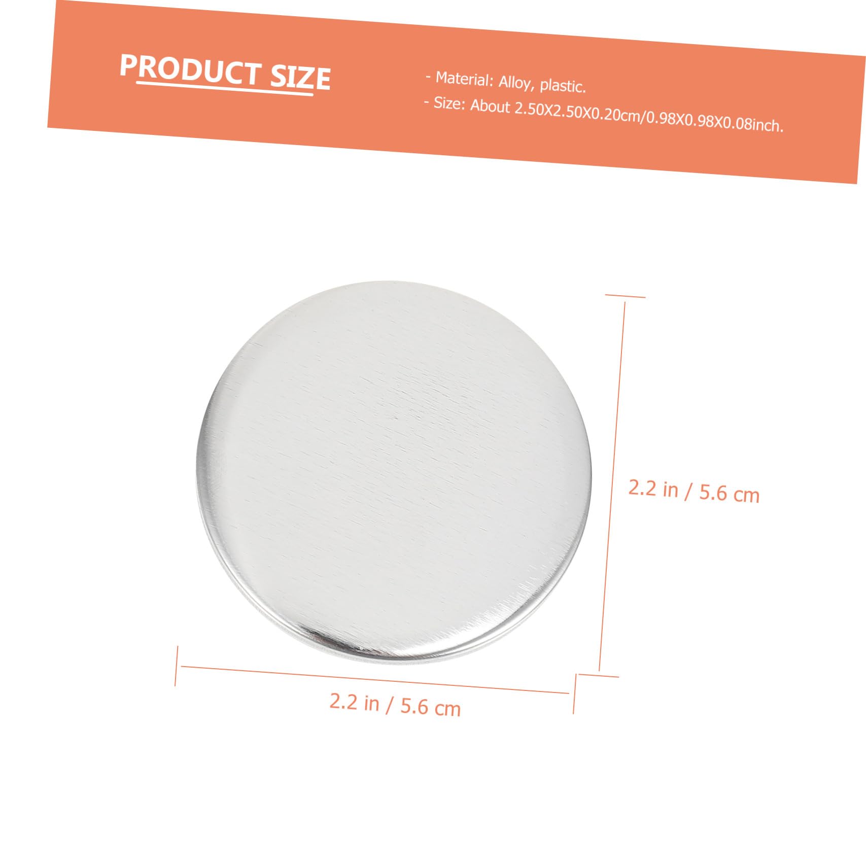 Alipis 100 Satz Blanko Anstecknadeln 58mm Kunststoff Selbstgemacht Abzeichen Handgefertigtes Abzeichen Zubehör Für Fans Basteln Schulprojekte Hochzeit