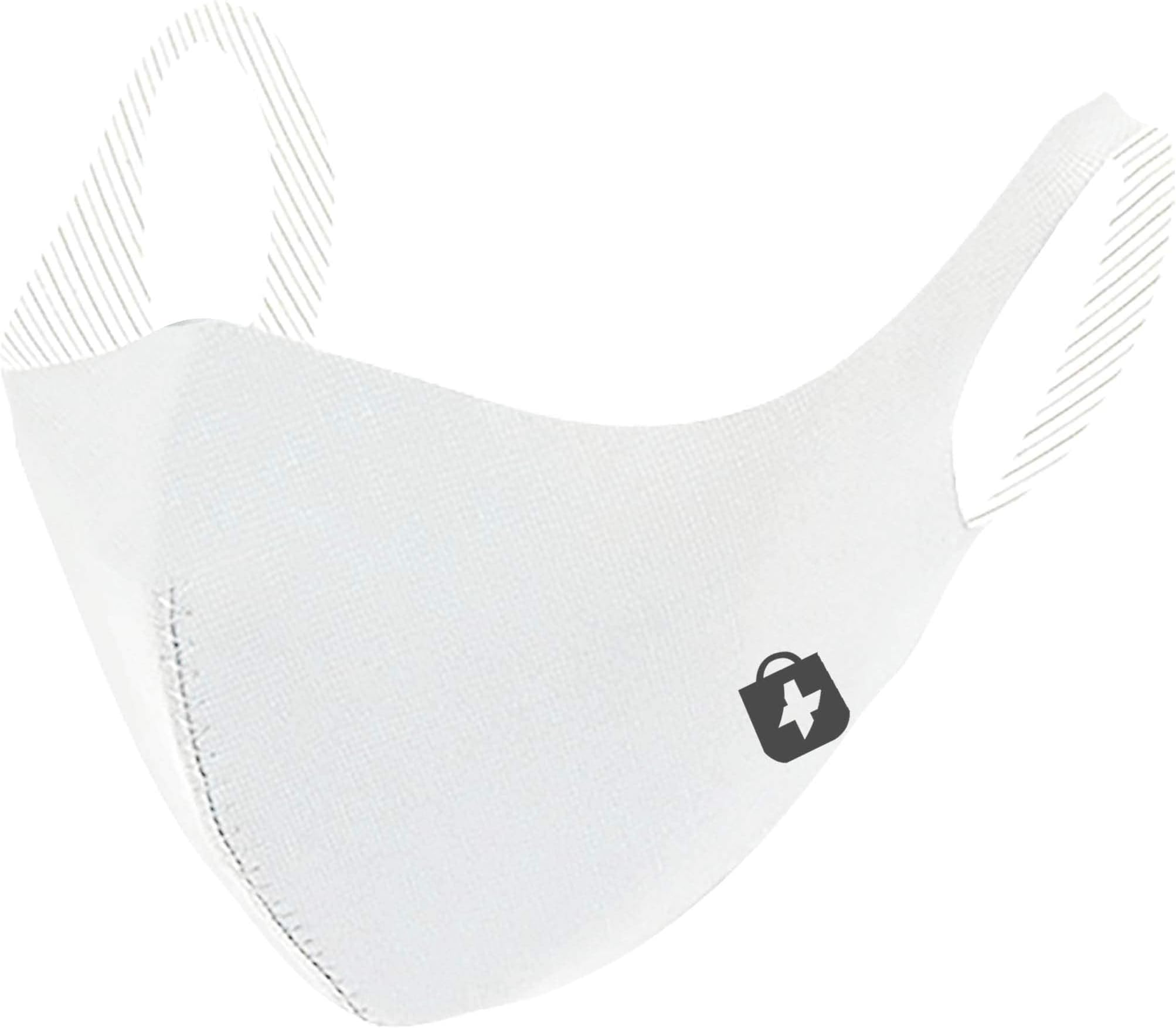 TKCK - COPPER MASKS | Washable | Long Lasting | Economical (White, Small)