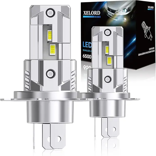 Ampoule LED H4 XELORD 6500K 14000LM - Phare Auto Ultra Lumineux