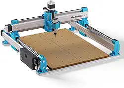 SainSmart Fresadora Cnc Genmitsu 4040 Pro, Suporte Para 4 Eixos E Módulo Wifi, Acionamento Por Parafuso De Avanço Atualizado Para Marcenaria, Corte De Metal E Acrílico, Fresagem, Controle Grbl