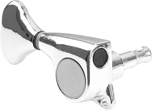 Miniatura 3 de Yootones - Juego de 6 cabezales de máquina de guitarra, sellados, afinadores de llave de afinación, repuesto 3L+3R, compatible con guitarras