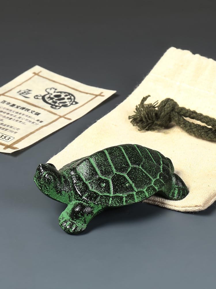 Amazon | 文鎮 亀 カメ匹の造形 カメ鋳鉄文鎮 南部鉄器 置物 動物好き