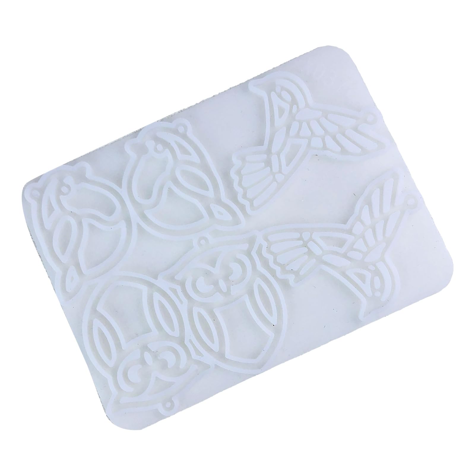 Yhplxyuus Flexible Silicone with Birds Themed Pattern Accessory for Resin and Clay Earring Creation for Craft Enthusiasts Silicone Jewelry