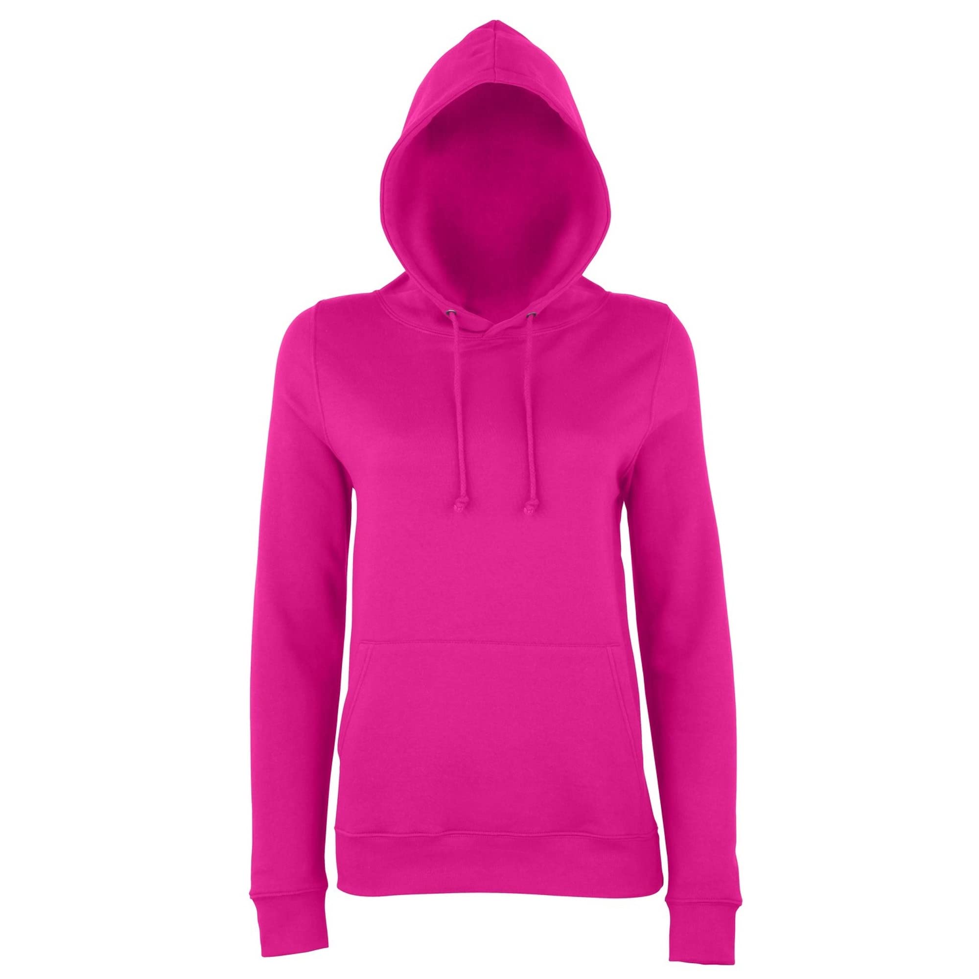 AWDis Women's Girlie College Hoodie, Pink (Hot Pink), 12 (Manufacturer Size:Medium)