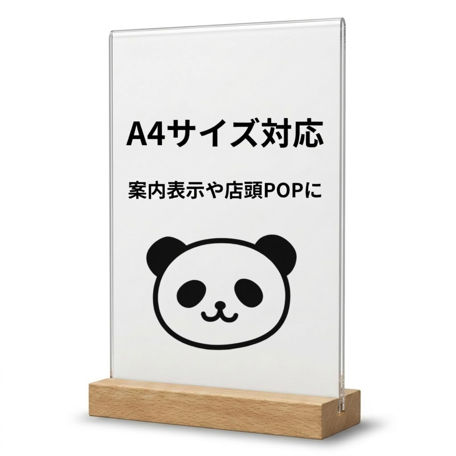 Amazon.co.jp: KINOKINO メニュー サイン ホルダー POP 広告 スタンド