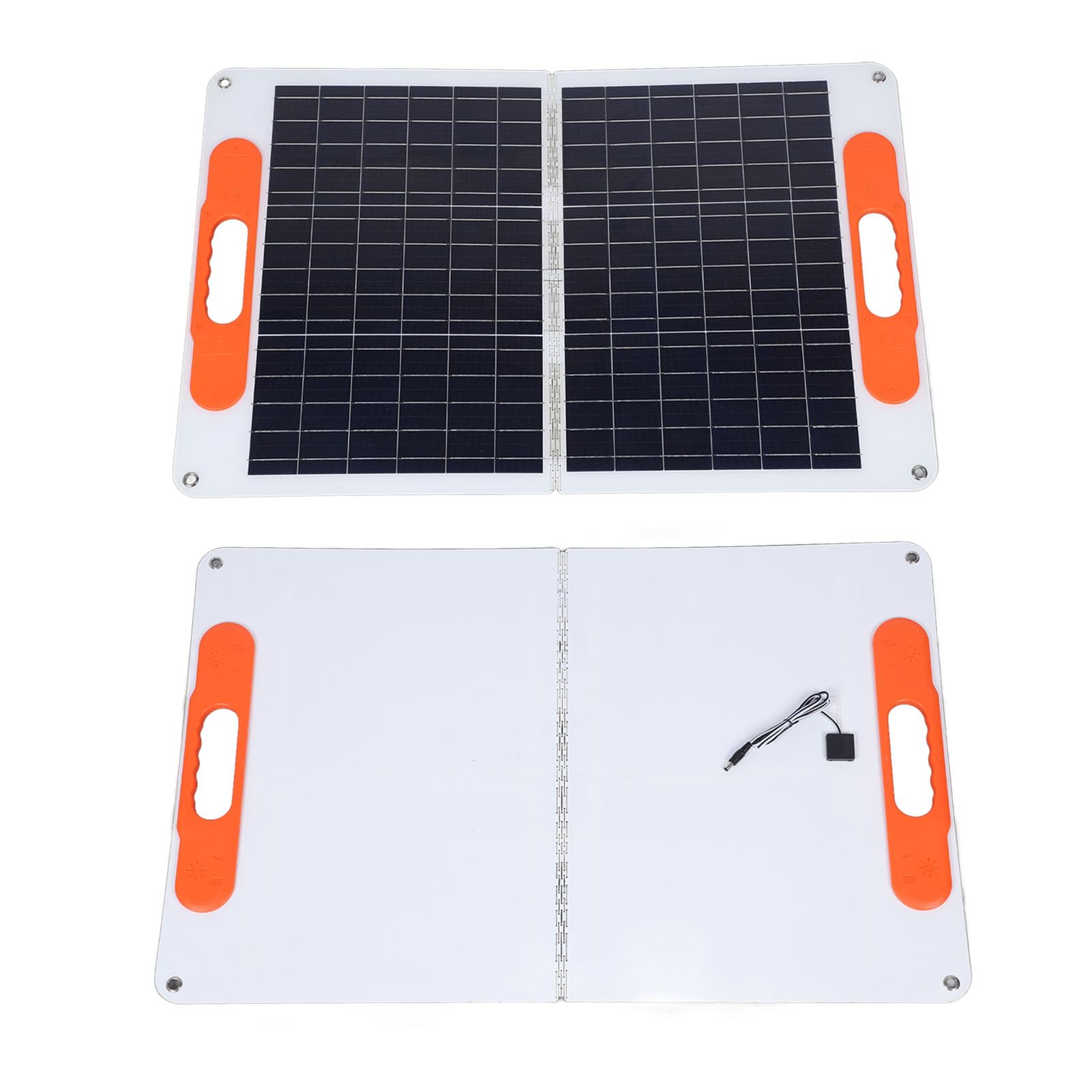 60 W faltbares Solarpanel-Ladegerät, tragbar, zusammenklappbar, DC-Anschluss, Solarpanel für Outdoor-Camping, Aufladen