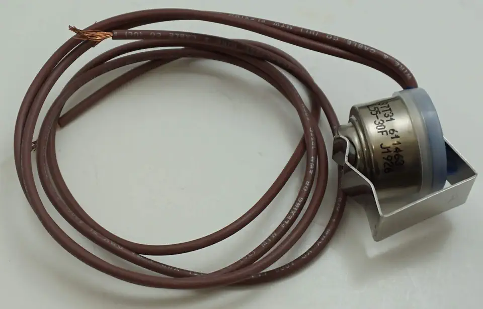 Supco Tromostato de descongelamento de geladeira estilo 37T31, abre: 55 fecha: 25, SLT55