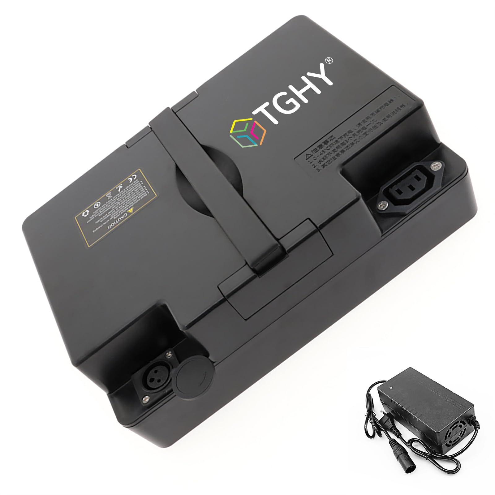 TGHY Akumulator do motoroweru elektrycznego 48V 12Ah 15Ah 18Ah 20Ah 22Ah 24Ah 28Ah Akumulator litowo-jonowy 52V 20Ah 24,5Ah do silnika trójkołowego Ebike o mocy 0–1350W z ładowarką,48v24ah