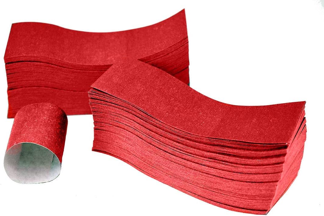Perfect Stix - Napkin Band Red-1000 Napkin Bands, 1.5" x 4.5", Red (Pack of 1,000)