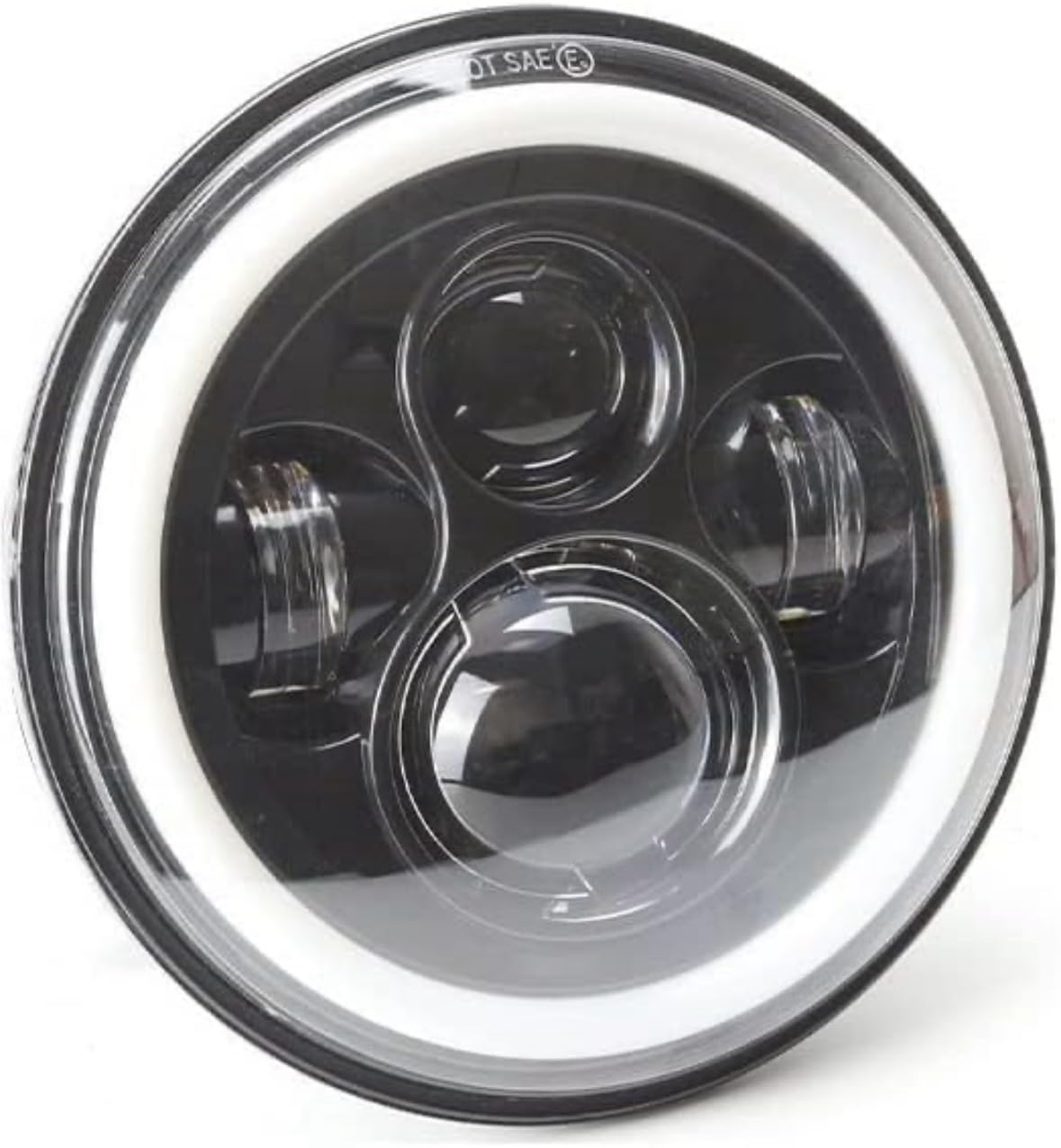 BIKEBLOOM Full Ring Imported Headlight Front LED Hi/Low Beam Amber (Pack of 1) Headlight Motorbike LED for Royal Enfield (12 V, 20 W) (Classic 350, Bullet 350, Classic 500, Bullet 500, Pack of 1)-picture-18