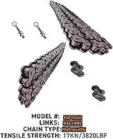 Vista 3 de Cadena de mini bicicleta para Coleman Ct200u Ct200u-ex Bt200x Cadenas de transmisión delantera y trasera y accesorios de ajuste de cadena