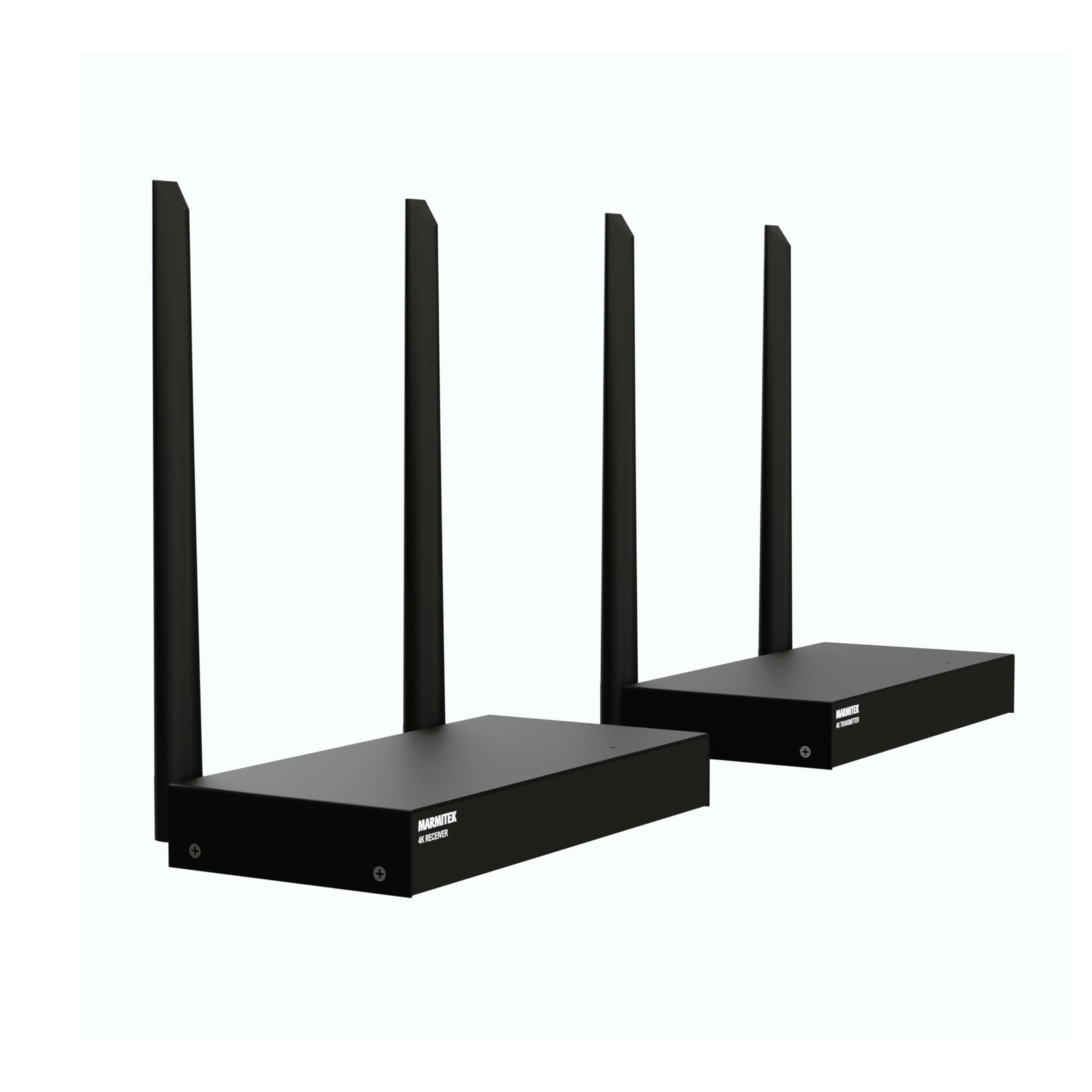 Marmitek TV Anywhere Wireless 4K - Extender HDMI sans fil 4K60 USB KVM | Émetteur récepteur HDMI jusqu’à 50 m à travers murs, loopthrough, retour IR, USB KVM pour clavier souris, TV et projecteur